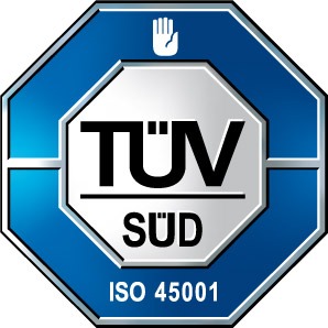 TÜV SÜD certification mark — ISO 45001:2018